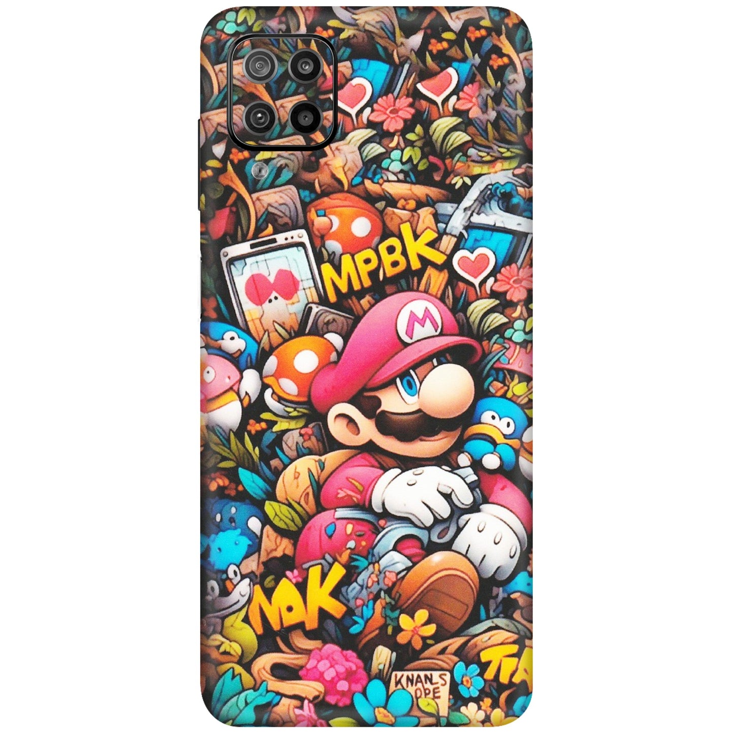 Samsung M/F/Note/Flip and C Phone Skins (All Models) - Super Mario Bros Artistic - Matte Finish (M-173) Samsung Galaxy F12