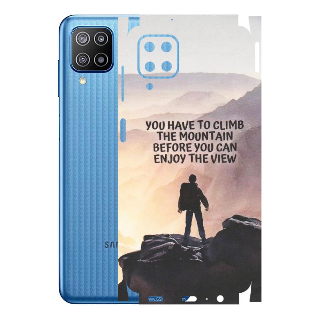 Samsung M/F/Note/Flip and C Phone Skins (All Models) - Motivational Hiking Mountain - Matte Finish (M-28) Samsung Galaxy F12