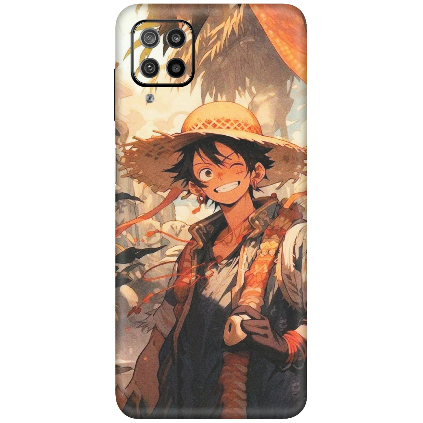 Samsung M/F/Note/Flip and C Phone Skins (All Models) - Anime Character Smile - Matte Finish (M-33) Samsung Galaxy F12