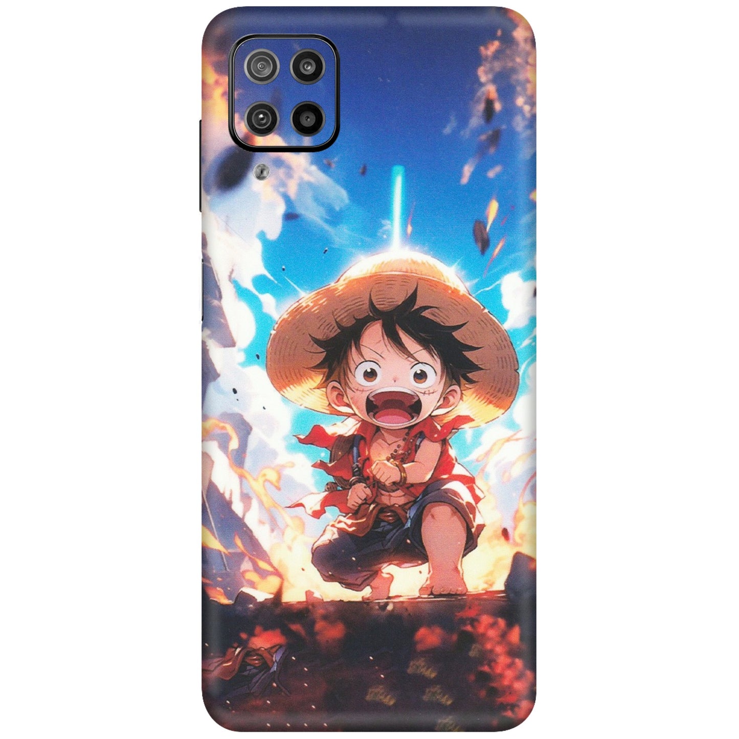 Samsung M/F/Note/Flip and C Phone Skins (All Models) - Toon One Piece Cute Character - Matte Finish (M-35) Samsung Galaxy F12