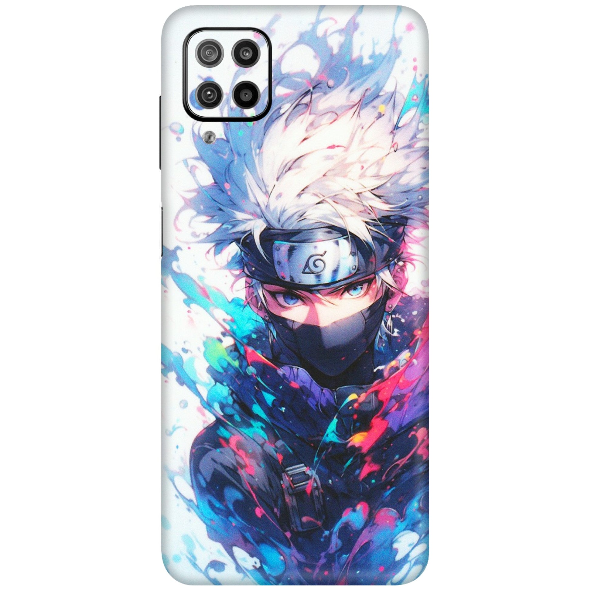 Samsung M/F/Note/Flip and C Phone Skins (All Models) - Naruto Face Mask - Matte Finish (M-03) Samsung Galaxy F12