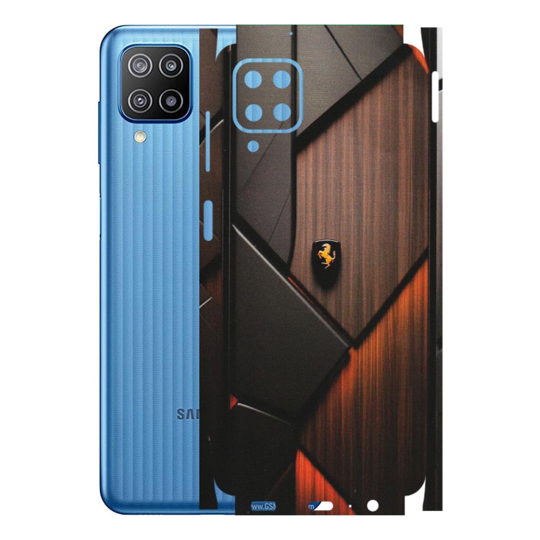 Samsung M/F/Note/Flip and C Phone Skins (All Models) - Lambo Beauty Wood Pattern Sober - Matte Finish (M-51) Samsung Galaxy F12