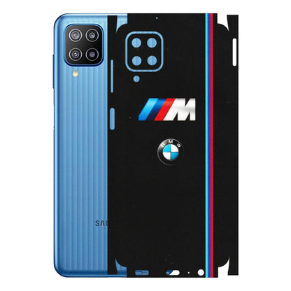 Samsung M/F/Note/Flip and C Phone Skins (All Models) - Styling With Black BMW - Matte Finish (M-74) Samsung Galaxy F12
