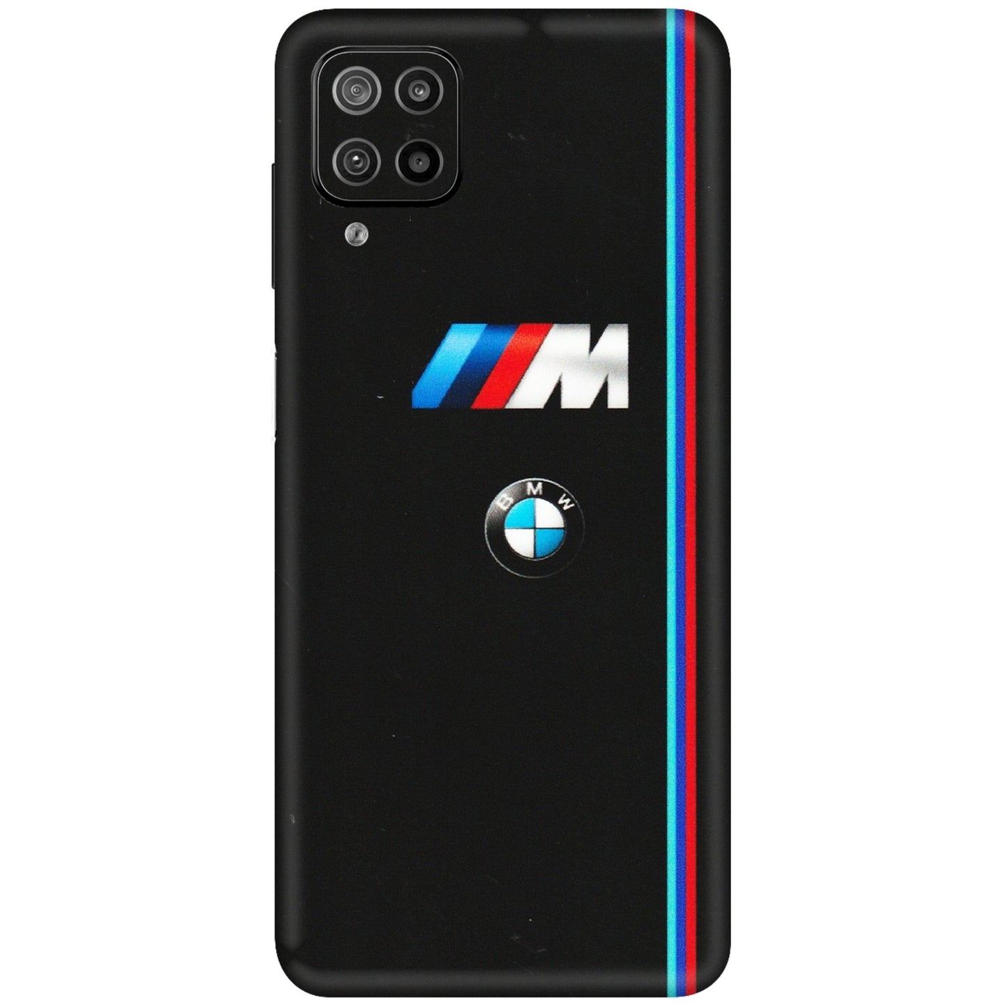 Samsung M/F/Note/Flip and C Phone Skins (All Models) - Styling With Black BMW - Matte Finish (M-74) Samsung Galaxy F12