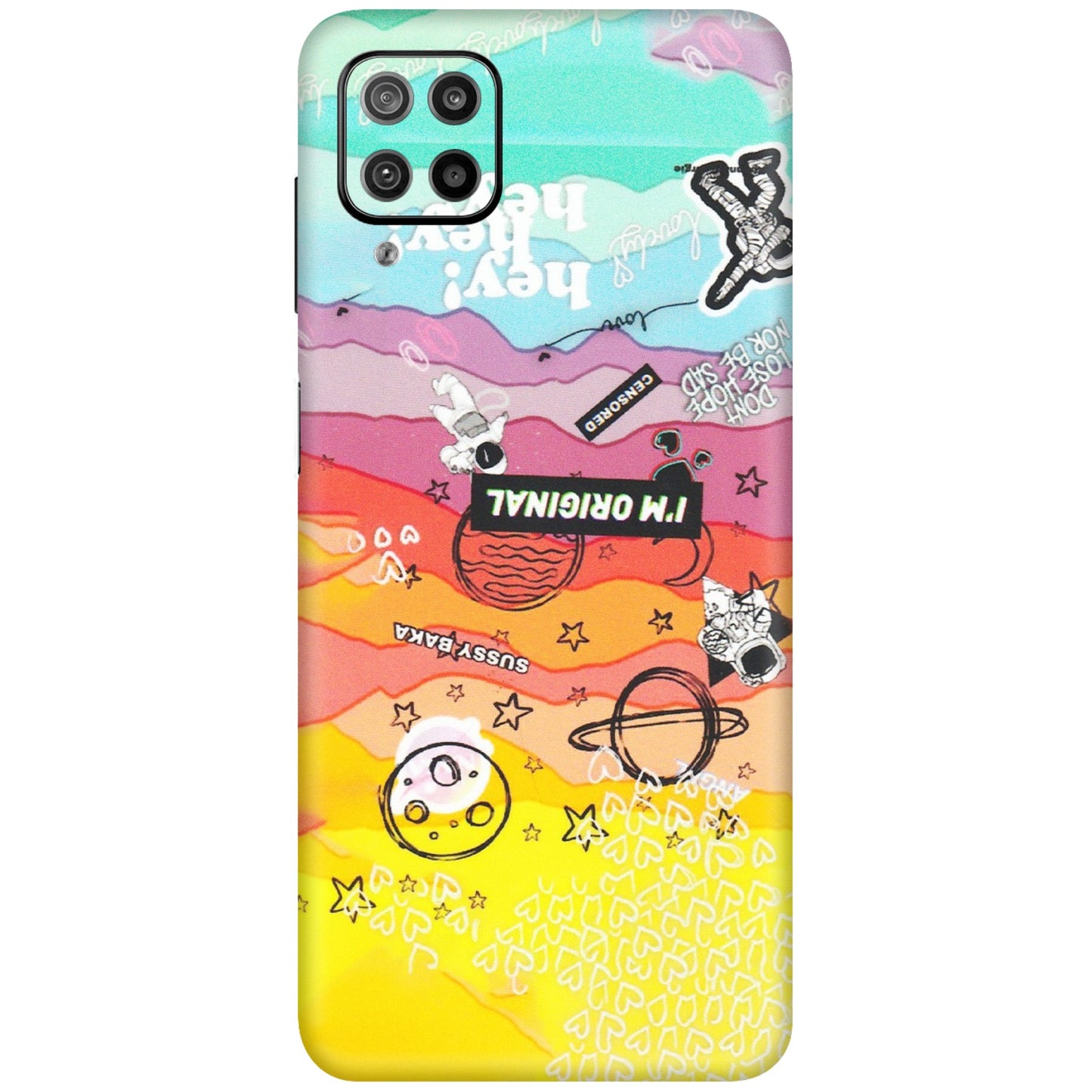 Samsung M/F/Note/Flip and C Phone Skins (All Models) - The Original Astronaut - Matte Finish (M-79) Samsung Galaxy F12