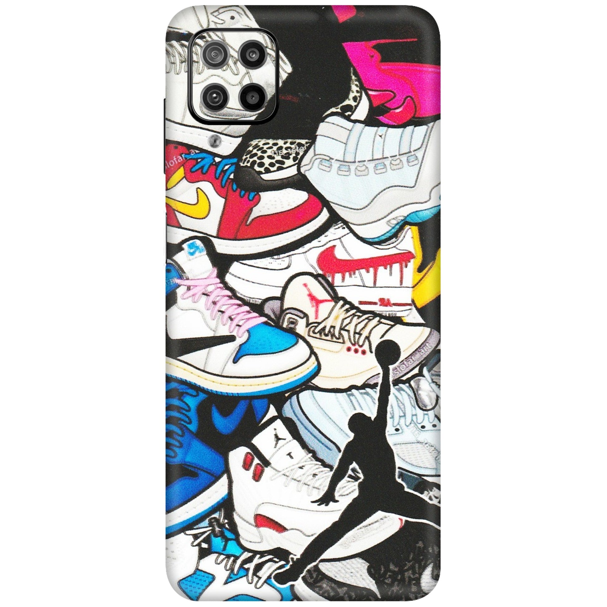 Samsung M/F/Note/Flip and C Phone Skins (All Models) - Jordan Sneakers Fan - Matte Finish (M-80) Samsung Galaxy F12