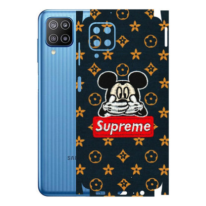 Samsung M/F/Note/Flip and C Phone Skins (All Models) - Mickey Supreme - Matte Finish (M-83) Samsung Galaxy F12