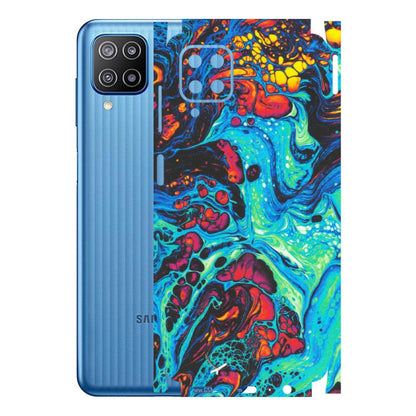 Samsung M/F/Note/Flip and C Phone Skins (All Models) - Majestic Galactic Marbel - Matte Finish (M-85) Samsung Galaxy F12