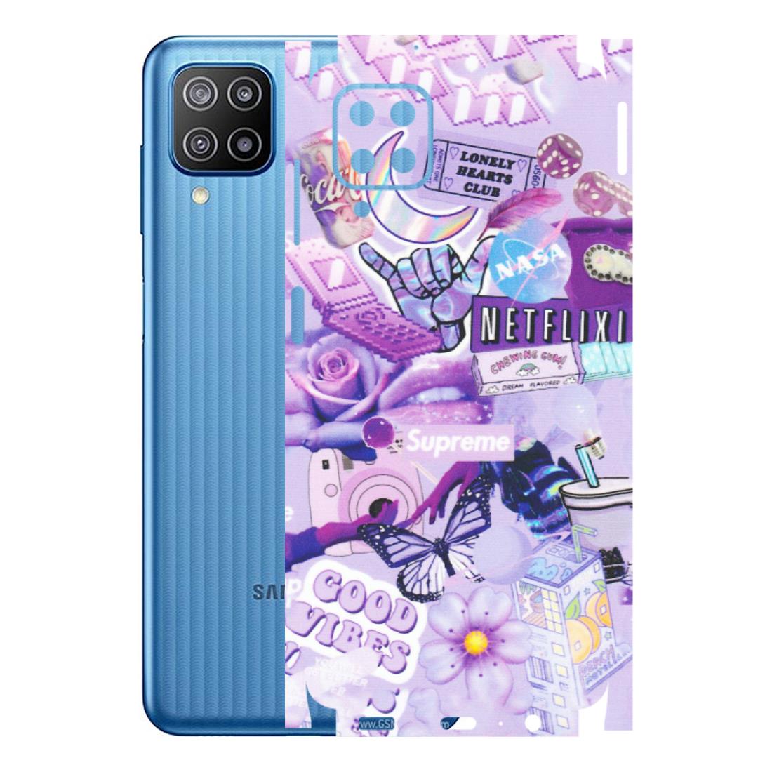 Samsung M/F/Note/Flip and C Phone Skins (All Models) - Supreme Purple Magic - Matte Finish (M-88) Samsung Galaxy F12