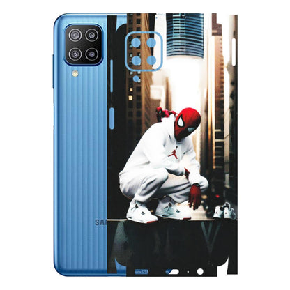 Samsung M/F/Note/Flip and C Phone Skins (All Models) - Sportsman Spider Man - Matte Finish (M-94) Samsung Galaxy F12