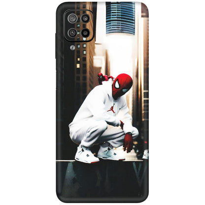 Samsung M/F/Note/Flip and C Phone Skins (All Models) - Sportsman Spider Man - Matte Finish (M-94) Samsung Galaxy F12
