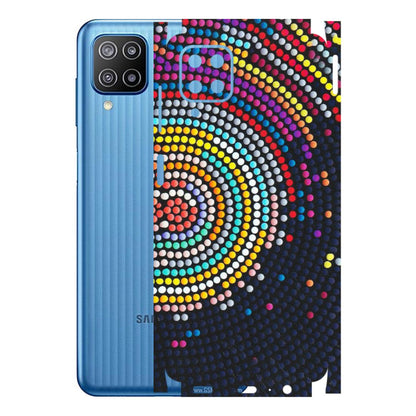 Samsung M/F/Note/Flip and C Phone Skins (All Models) - Rainbow Dot Mandala - Matte Finish (M-97) Samsung Galaxy F12