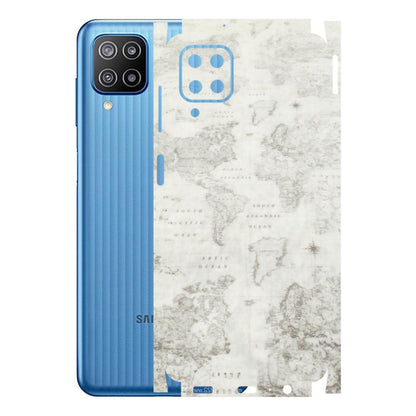 Samsung M/F/Note/Flip and C Phone Skins (All Models) - World Travel Map - Transparent Finish (T-04) Samsung Galaxy F12