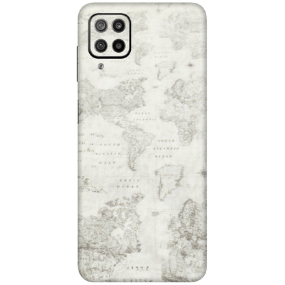Samsung M/F/Note/Flip and C Phone Skins (All Models) - World Travel Map - Transparent Finish (T-04) Samsung Galaxy F12