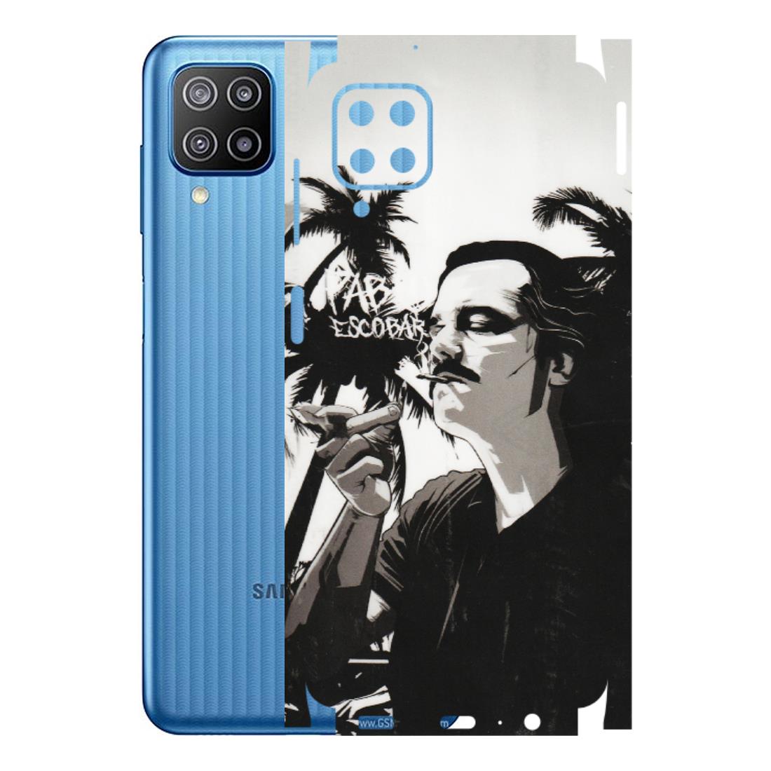 Samsung M/F/Note/Flip and C Phone Skins (All Models) - Pab Escobar - Transparent Finish (T-05) Samsung Galaxy F12