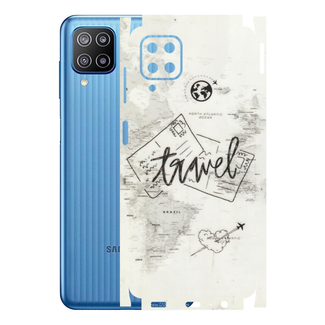 Samsung M/F/Note/Flip and C Phone Skins (All Models) - Travel Ticket - Transparent Finish (T-06) Samsung Galaxy F12