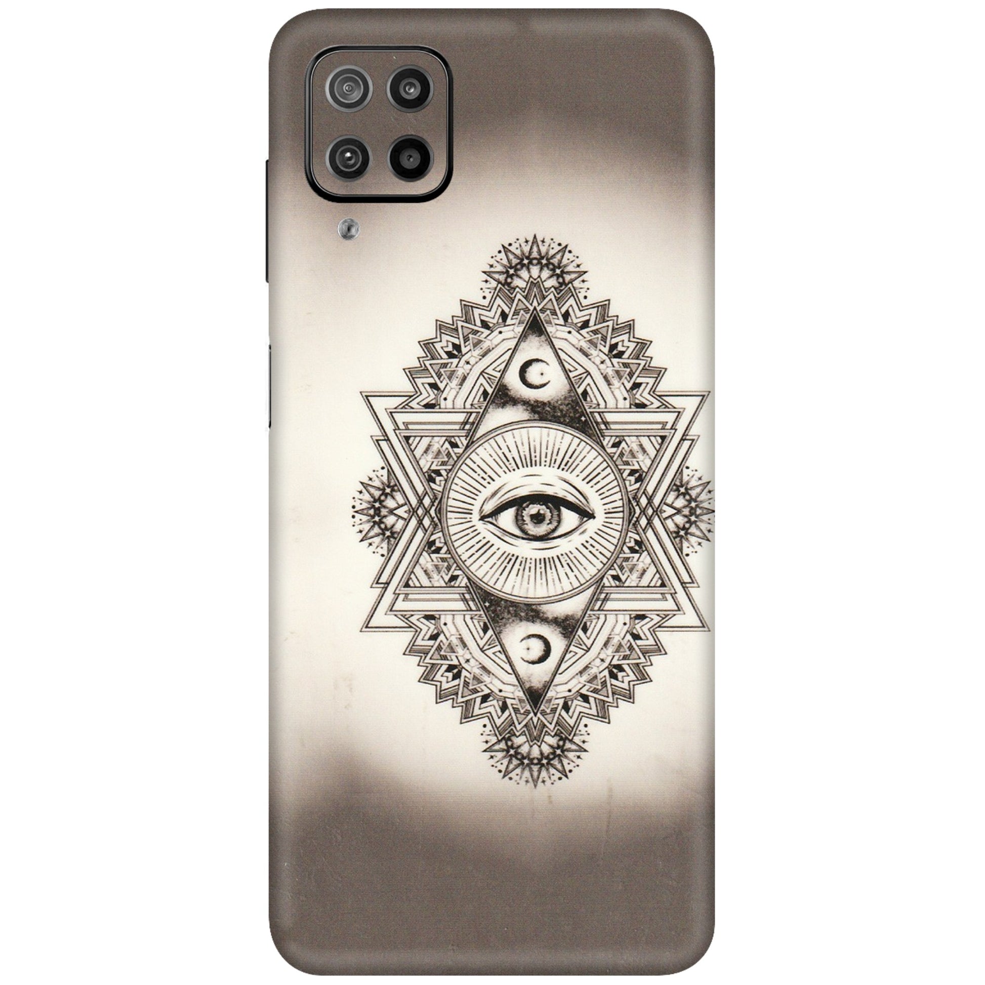 Samsung M/F/Note/Flip and C Phone Skins (All Models) - Illuminati Great Eye - Transparent Finish (T-14) Samsung Galaxy F12