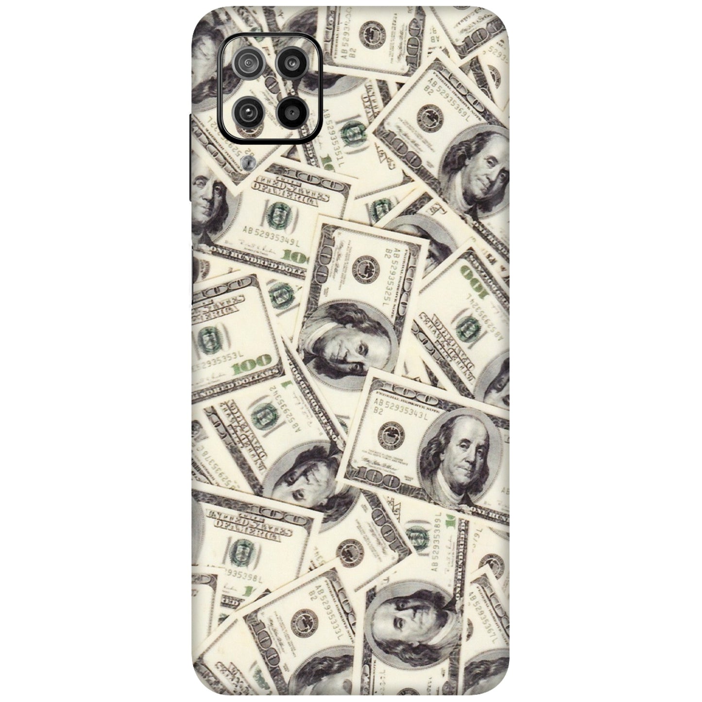Samsung M/F/Note/Flip and C Phone Skins (All Models) - Dollar Lover - Transparent Finish (T-17) Samsung Galaxy F12