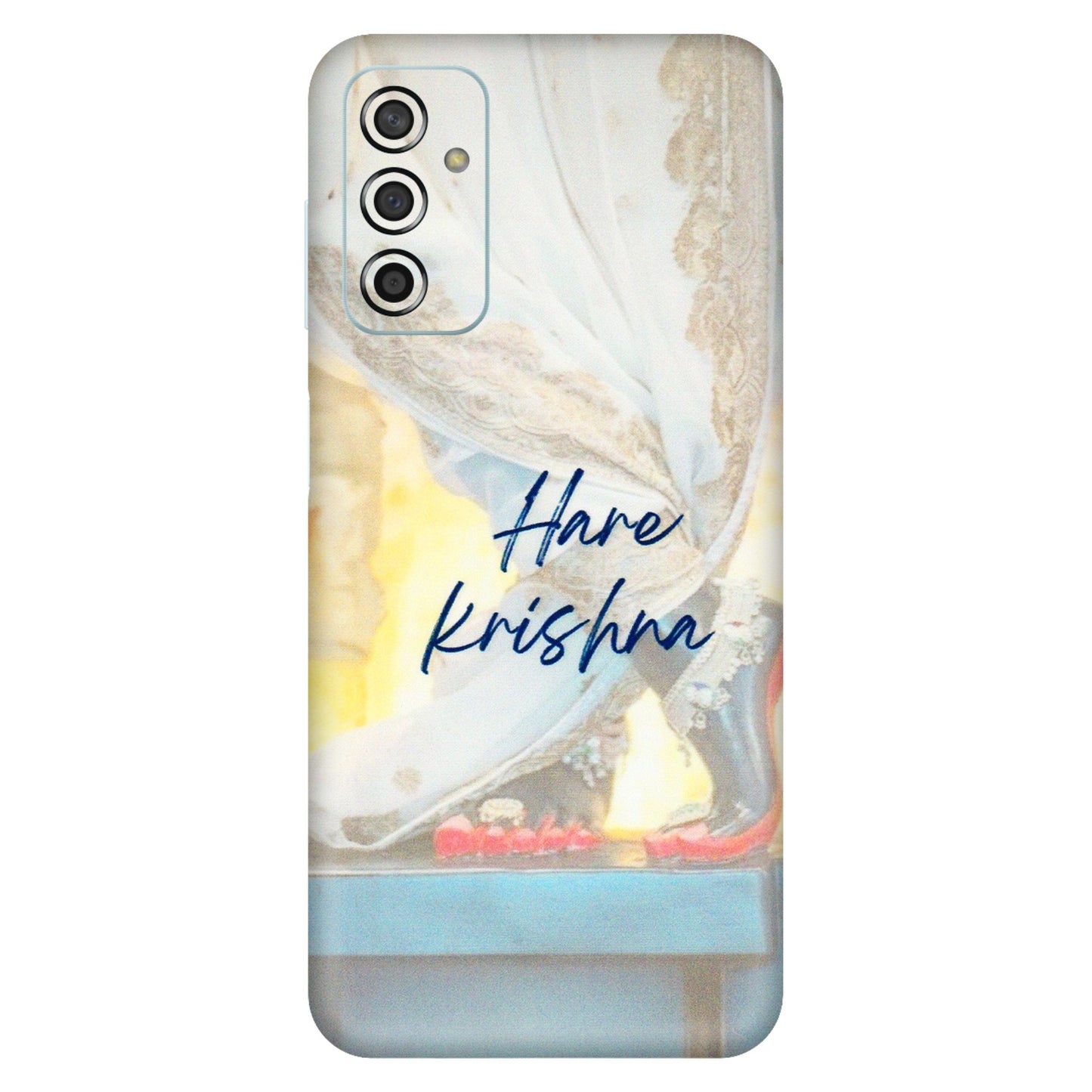 Samsung M/F/Note/Flip and C Phone Skins (All Models) - Hare Krishna - 3D Embossed Finish (L-03) Samsung Galaxy F13