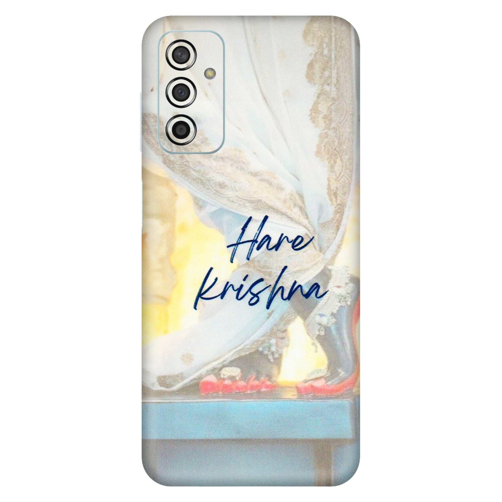 Samsung M/F/Note/Flip and C Phone Skins (All Models) - Hare Krishna - 3D Embossed Finish (L-03) Samsung Galaxy F13