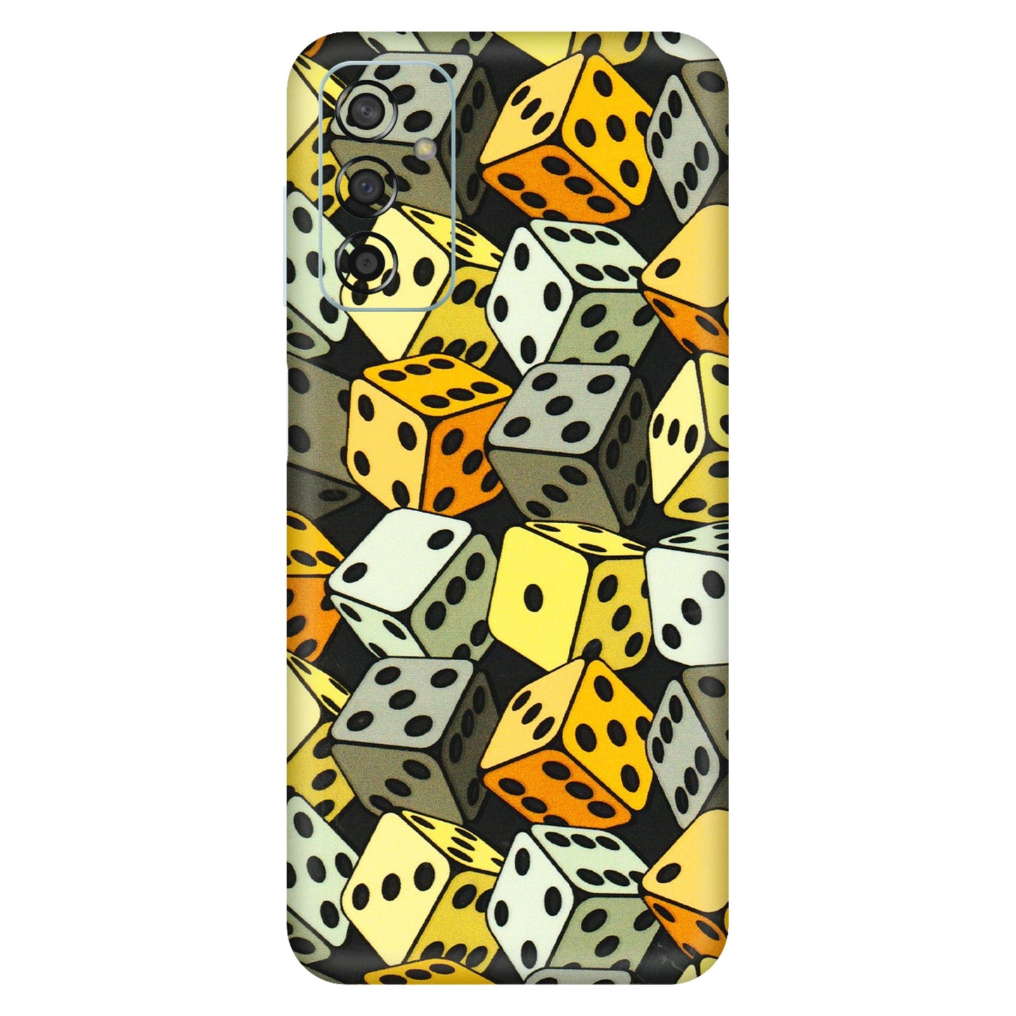 Samsung M/F/Note/Flip and C Phone Skins (All Models) - Dices Of Life - 3D Embossed Finish (L-04) Samsung Galaxy F13