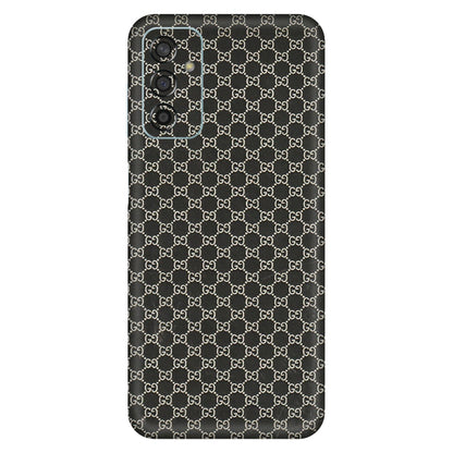 Samsung M/F/Note/Flip and C Phone Skins (All Models) - Black G Print - 3D Embossed Finish (L-109) Samsung Galaxy F13