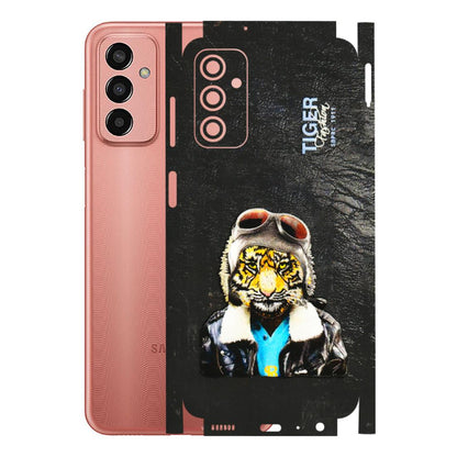 Samsung M/F/Note/Flip and C Phone Skins (All Models) - Rider Tiger - 3D Embossed Finish (L-113) Samsung Galaxy F13