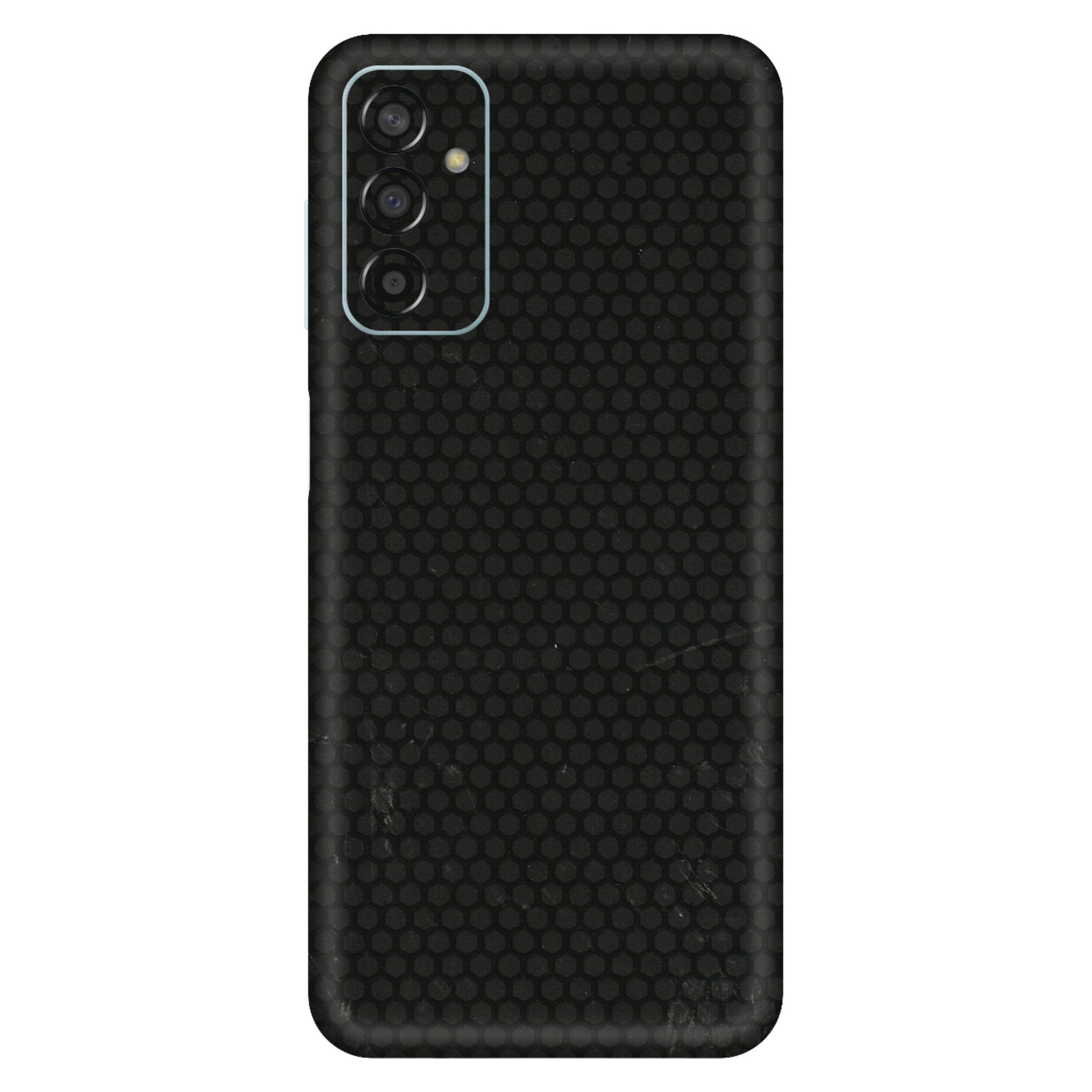 Samsung M/F/Note/Flip and C Phone Skins (All Models) - Black honeycomb - 3D Embossed Finish (L-114) Samsung Galaxy F13