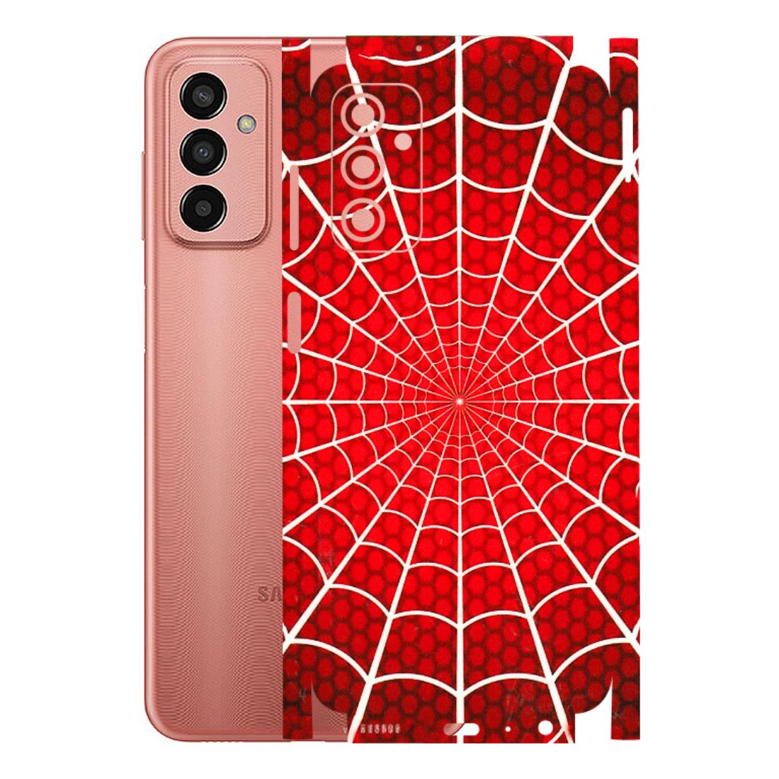 Samsung M/F/Note/Flip and C Phone Skins (All Models) - Classic Spidey Web - 3D Embossed Finish (L-115) Samsung Galaxy F13