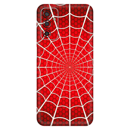 Samsung M/F/Note/Flip and C Phone Skins (All Models) - Classic Spidey Web - 3D Embossed Finish (L-115) Samsung Galaxy F13