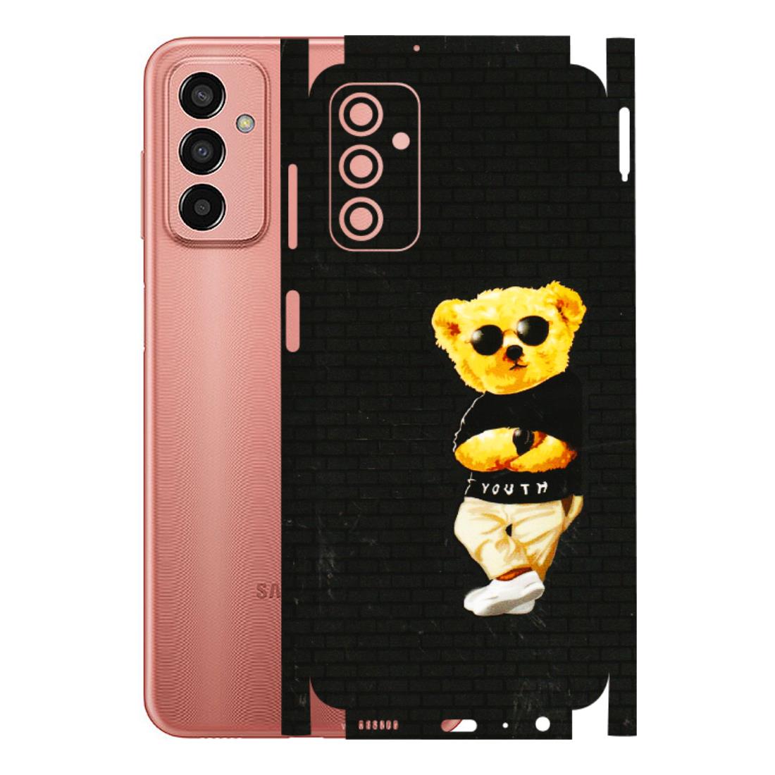 Samsung M/F/Note/Flip and C Phone Skins (All Models) - Classy Teddy Bear - 3D Embossed Finish (L-116) Samsung Galaxy F13
