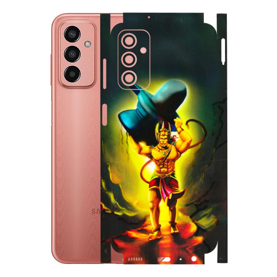 Samsung M/F/Note/Flip and C Phone Skins (All Models) - Hanuman Ji - 3D Embossed Finish (L-128) Samsung Galaxy F13