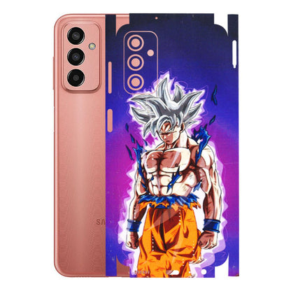 Samsung M/F/Note/Flip and C Phone Skins (All Models) - Goku Purple Anime - 3D Embossed Finish (L-147) Samsung Galaxy F13