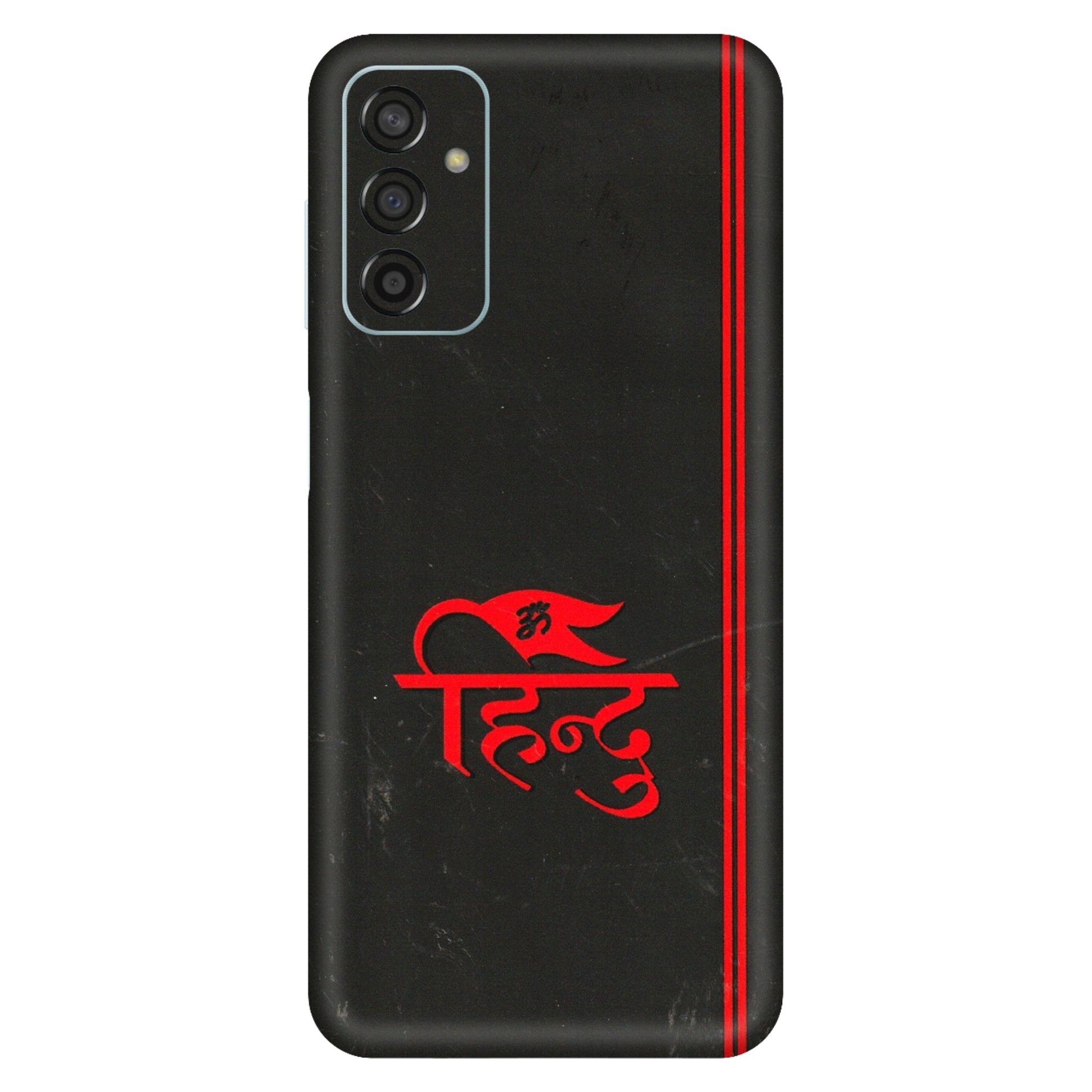 Samsung M/F/Note/Flip and C Phone Skins (All Models) - Hindu Black - 3D Embossed Finish (L-153) Samsung Galaxy F13