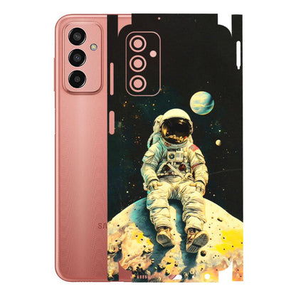 Samsung M/F/Note/Flip and C Phone Skins (All Models) - Astronaut in Space - 3D Embossed Finish (L-16) Samsung Galaxy F13