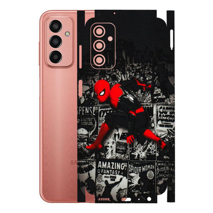Samsung M/F/Note/Flip and C Phone Skins (All Models) - SpiderMan New - 3D Embossed Finish (L-162) Samsung Galaxy F13
