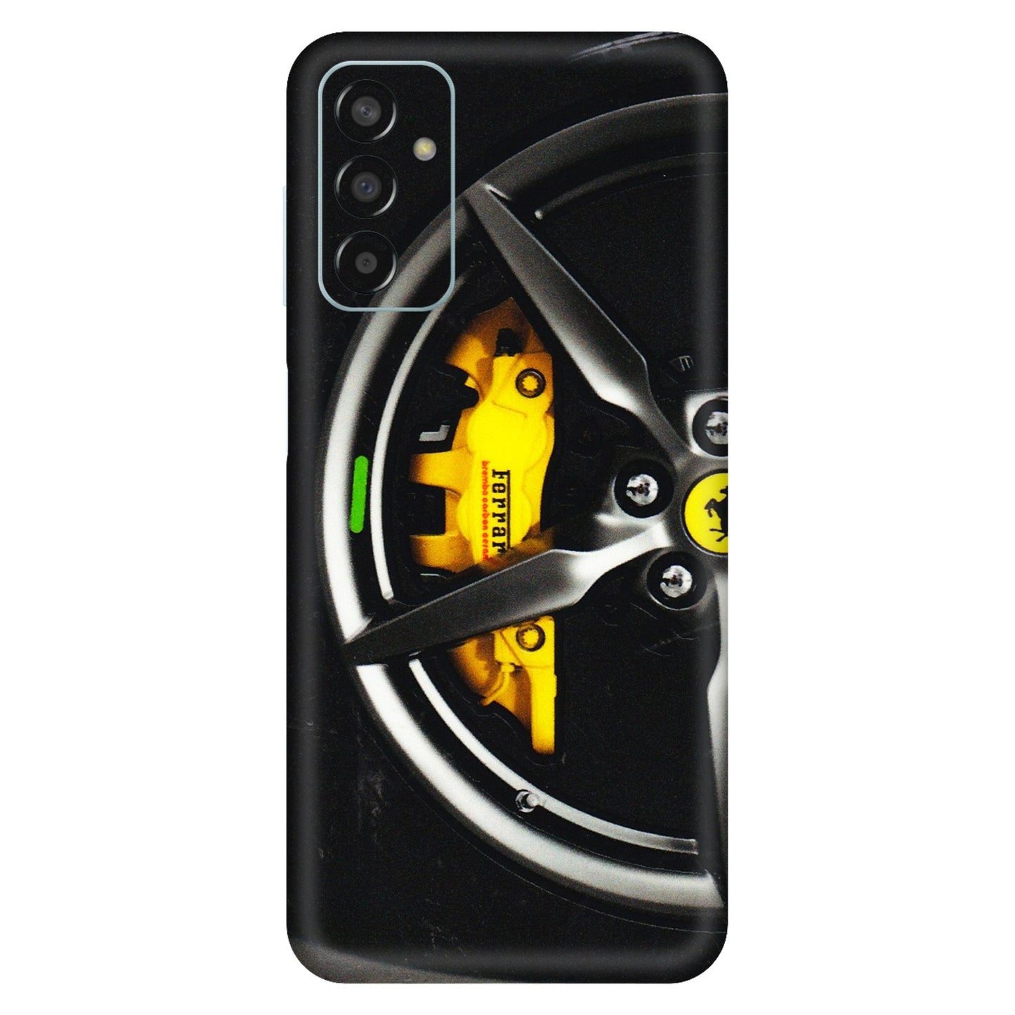 Samsung M/F/Note/Flip and C Phone Skins (All Models) - Ferrari Wheel Alloy - 3D Embossed Finish (L-173) Samsung Galaxy F13