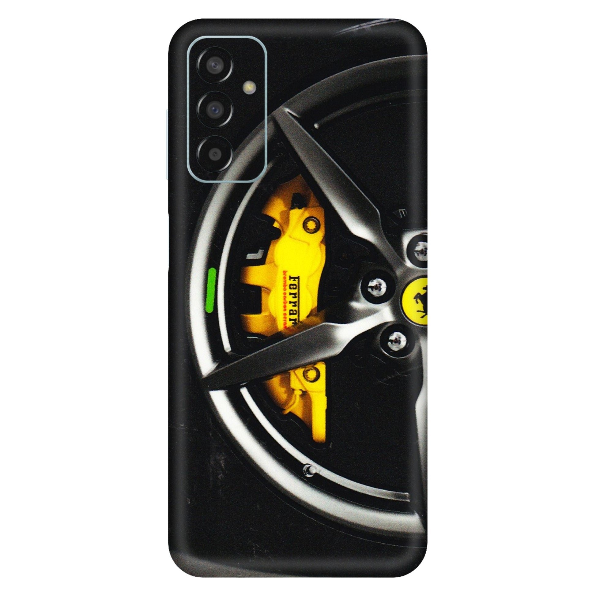 Samsung M/F/Note/Flip and C Phone Skins (All Models) - Ferrari Wheel Alloy - 3D Embossed Finish (L-173) Samsung Galaxy F13