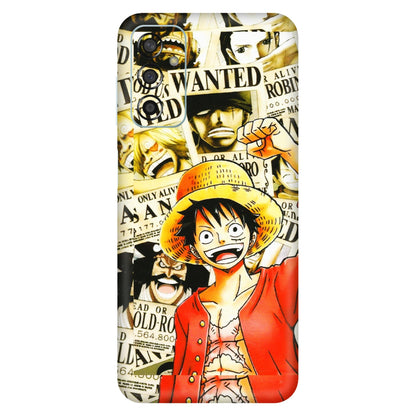 Samsung M/F/Note/Flip and C Phone Skins (All Models) - Luffy Anime - 3D Embossed Finish (L-177) Samsung Galaxy F13