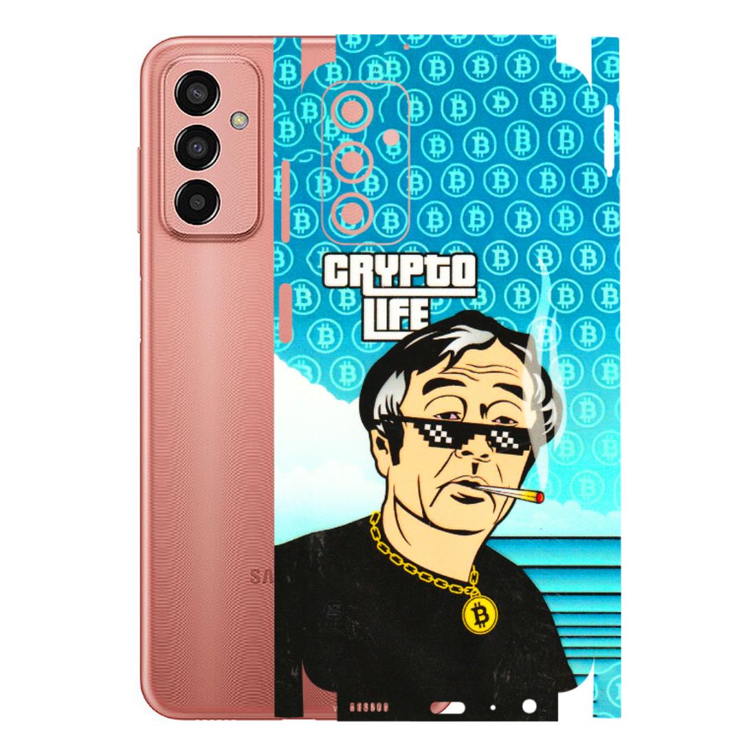 Samsung M/F/Note/Flip and C Phone Skins (All Models) - Crypto Thug Life - 3D Embossed Finish (L-179) Samsung Galaxy F13