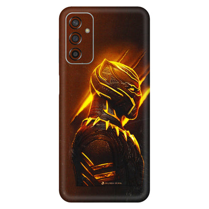 Samsung M/F/Note/Flip and C Phone Skins (All Models) - Gold Black Panther - 3D Embossed Finish (L-181) Samsung Galaxy F13