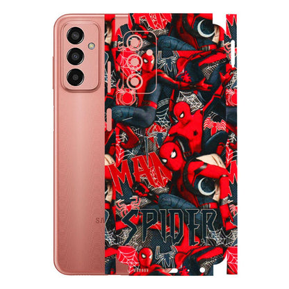 Samsung M/F/Note/Flip and C Phone Skins (All Models) - SpiderMan Cool - 3D Embossed Finish (L-188) Samsung Galaxy F13