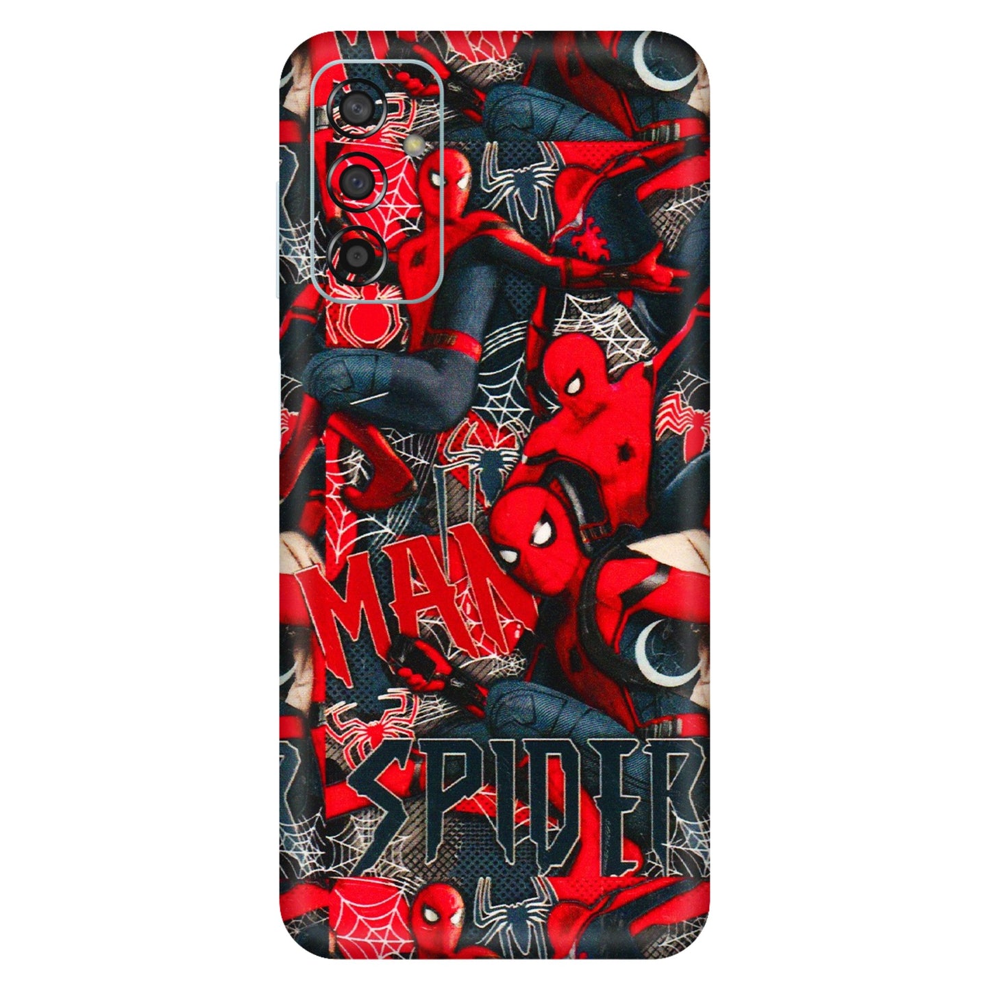 Samsung M/F/Note/Flip and C Phone Skins (All Models) - SpiderMan Cool - 3D Embossed Finish (L-188) Samsung Galaxy F13