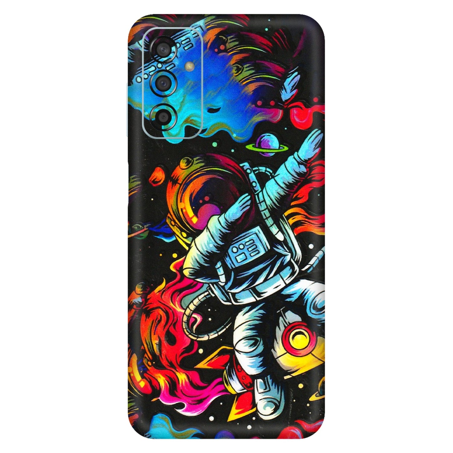 Samsung M/F/Note/Flip and C Phone Skins (All Models) - Astronaut Dope - 3D Embossed Finish (L-191) Samsung Galaxy F13