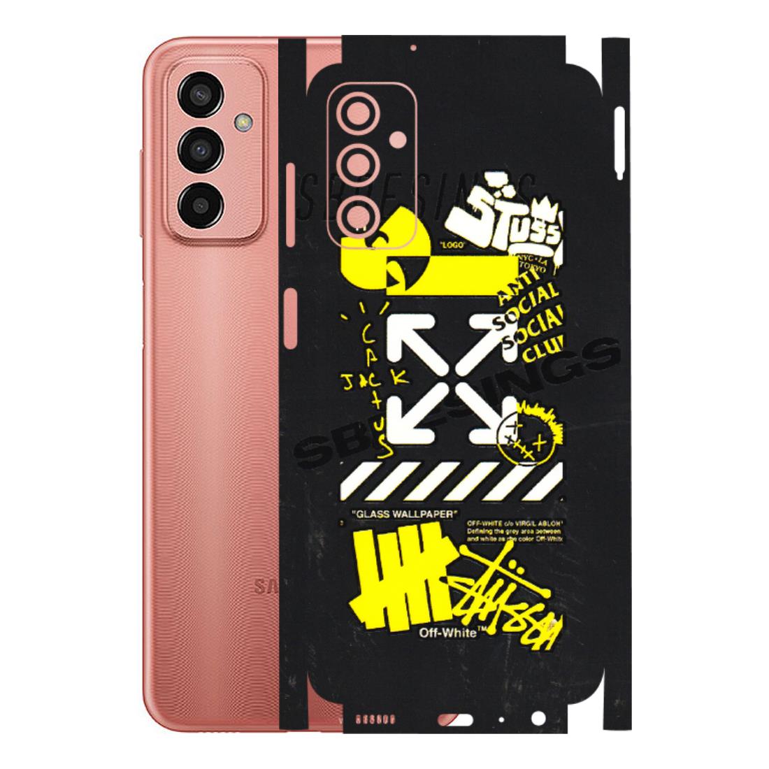 Samsung M/F/Note/Flip and C Phone Skins (All Models) - Anti Social Graffiti - 3D Embossed Finish (L-198) Samsung Galaxy F13