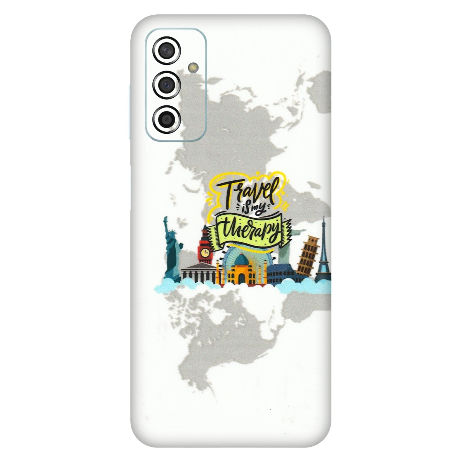 Samsung M/F/Note/Flip and C Phone Skins (All Models) - Travel Therapy - 3D Embossed Finish (L-199) Samsung Galaxy F13