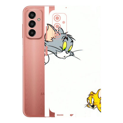 Samsung M/F/Note/Flip and C Phone Skins (All Models) - Cute Tom And Jerry - 3D Embossed Finish (L-220) Samsung Galaxy F13