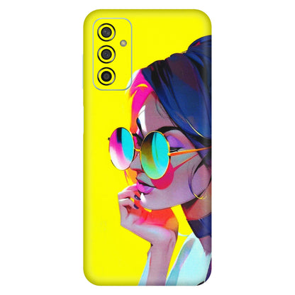 Samsung M/F/Note/Flip and C Phone Skins (All Models) - Bold Stylish Girl - 3D Embossed Finish (L-222) Samsung Galaxy F13
