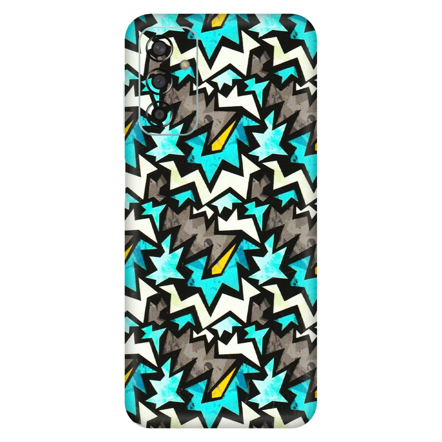 Samsung M/F/Note/Flip and C Phone Skins (All Models) - Funky Zig Zag - 3D Embossed Finish (L-223) Samsung Galaxy F13