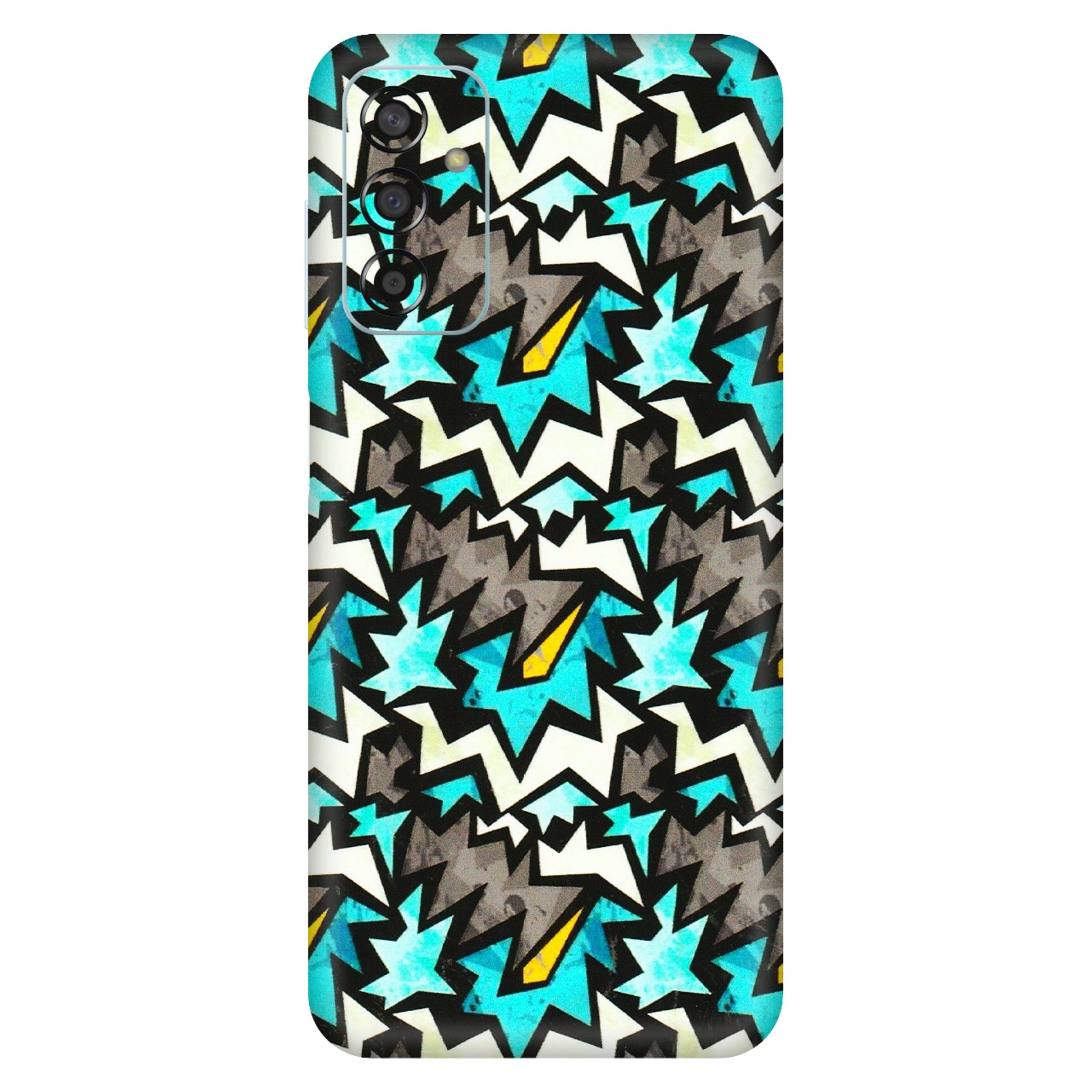 Samsung M/F/Note/Flip and C Phone Skins (All Models) - Funky Zig Zag - 3D Embossed Finish (L-223) Samsung Galaxy F13